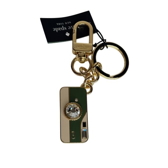 Kate Spade  Picture This Metal Camera Bag Charm Keychain - Picture 1 of 7